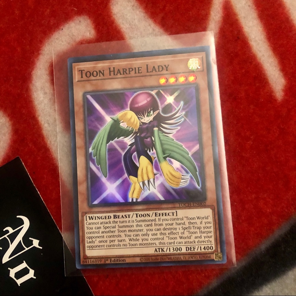 Yugioh Toon Harpie Lady card new